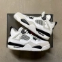 Nike Air Jordan 4 Retro White/Black – Премиум стил и качество, снимка 2