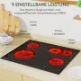 Стъклокерамичен плот за вграждане 7200W, 4 зони, 59 см, Hermitlux HVC4S01, снимка 3