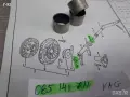 085141711**NEU**VAG**VW**SEAT**ВТУЛКИ ЗА ОСТА НА СЪЕДИНИТЕЛЯ **, снимка 5