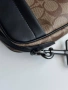 Луксозна кожена мъжка crossbody чанта Coach New York, снимка 4