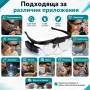Професионална увеличителна лупа за глава очила LED осветление за четене шиене гоблени бродиране, снимка 3