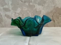 Купа/фруктиера от цветно арт стълло Мурано/ Мurano Art Glass. , снимка 1