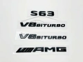 Mercedes надписи емблема s63 v8 biturbo amg, снимка 6