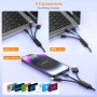Нов проверен професионален 7 в 3 Карт Райдър USB C USB 3.0 Lightning за 5 карти едновременно, снимка 6