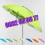 Плажен чадър с UV защита и клапан за вятър с диаметър 1,75 м, снимка 1