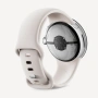 Google Pixel Watch 2, чисто нов смарт часовник, сребърен, Wi-Fi, Fitbit, каишка "порцелан", снимка 5