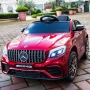 Акумулаторен джип Mercedes GLC63 COUPE 4X4 с меки гуми 12V, снимка 1