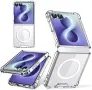 Samsung galaxy Z flip 8/7/6 magsafe ударо-устойчив кейс прозрачен, снимка 1