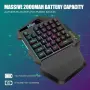 Безжична геймърска клавиатура RedThunder G60 за една ръка, снимка 5