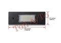LED Лед Плафони Регистрационен Номер БМВ Е81 Е87 F20 E63 F06 Z4 E85 E86 E89 K48 1600GT BMW Мини Mini, снимка 6