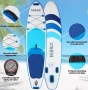 НОВ Професионален Надуваем Падълборд (SUP) KeHot 320см - Пълен Комплект, снимка 2