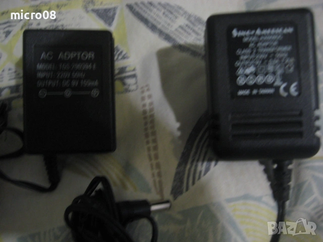 адаптори  ,изправители  9 волта, снимка 3 - Друга електроника - 54070094