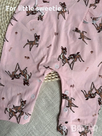 Памучно ромпърче с лента за глава 🎀  , снимка 3 - Комплекти за бебе - 55026839