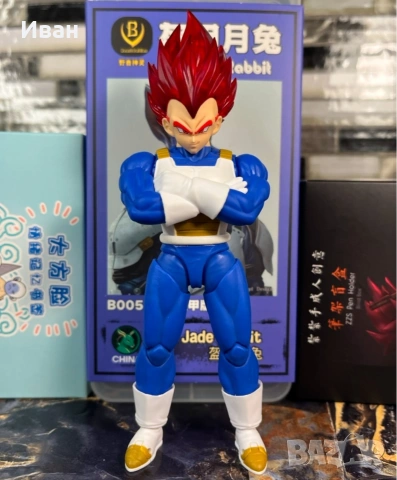 Kong studio Dragon ball Deluxe - Сън Гоку Божествен статус, Злият Гоку и Веджита , снимка 10 - Колекции - 53833882