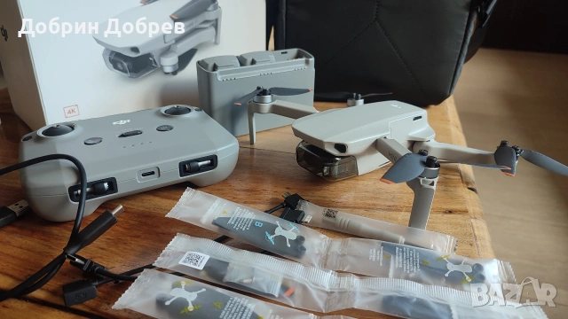 Дрон dji mini 4k fly more combo , снимка 3 - Дронове и аксесоари - 54294781