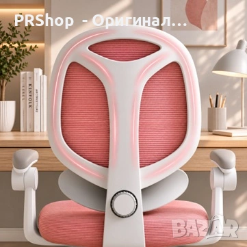Ергономичен детски стол KO53R - розов/бял, снимка 10 - Столове - 54966227