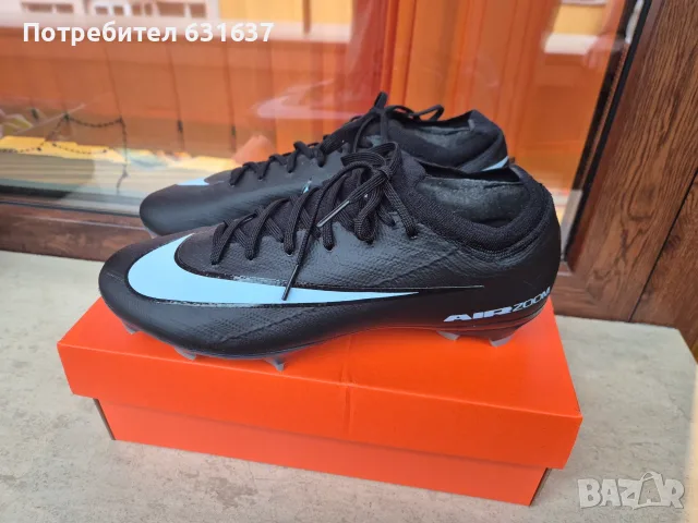 Бутонки за футбол Nike Mercurial Zoom Vapor 16 Pro FG - черен, снимка 2 - Футбол - 55353719