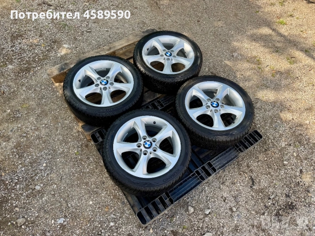 Алуминиеви джанти 17цола 5x120 + НОВИ ГУМИ DOT2625 Kumho за BMW X3,X4,E87,E60,F20,E90,F22, снимка 2 - Гуми и джанти - 54768548