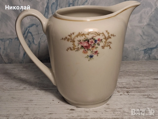 Немска Порцеланова кана за мляко Zeh Schverzer Бавария, снимка 10 - Антикварни и старинни предмети - 54989592