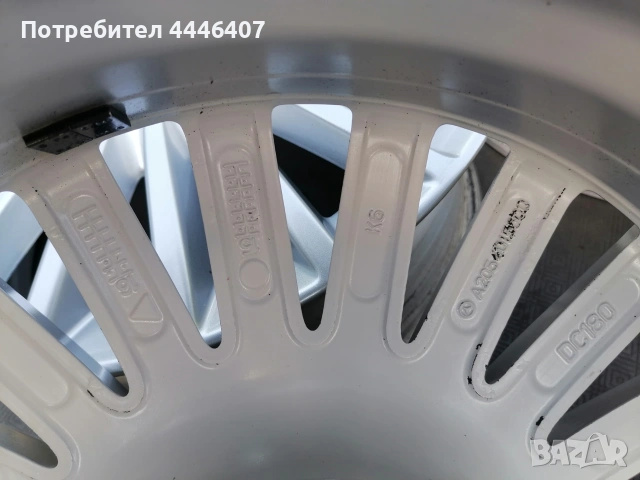Оригинални джанти 17" 5х112 Mercedes, снимка 9 - Гуми и джанти - 54963652