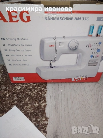 шевна машина AEG, снимка 7 - Шевни машини - 54621503