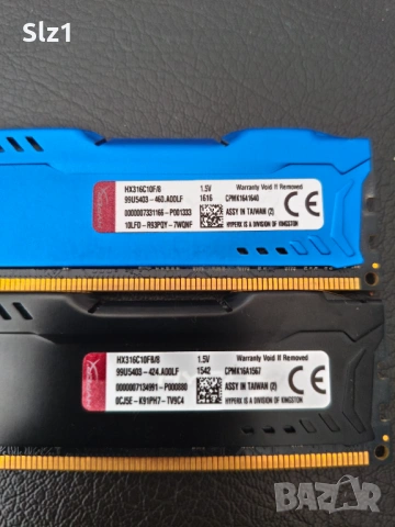RAM Kingston HyperX Fury DDR3 16GB (2x8), снимка 2 - RAM памет - 54869607