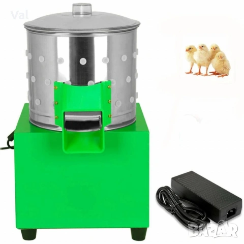 Машина за скубане на пъдпъдъци и малки птици – 220V, 80W, Неръждаема стомана YSSTM-30, снимка 2 - Други стоки за дома - 55161109
