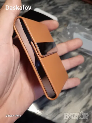 Продавам кожена табакера за цигари, снимка 4 - Табакери - 55352809