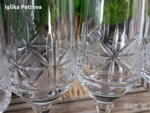 Нови,кристални чаши , снимка 7 - Антикварни и старинни предмети - 55014825