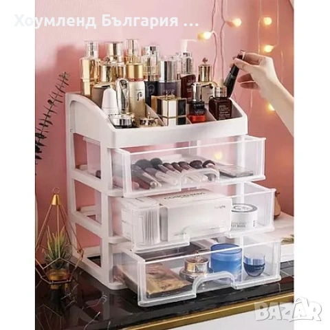 Органайзер с 3 чекмеджета за бюро и козметика, снимка 4 - Други - 54303246