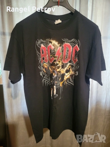 Тениска AC/DC с къс ръкав BLACK ICE