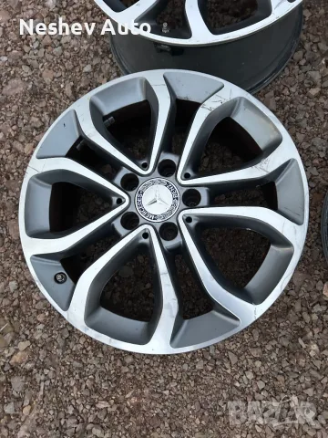 4бр. Алуминиеви джанти с датчици от Mercedes C W205 17 цола., снимка 3 - Гуми и джанти - 55579672