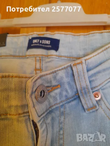 летни дънки 32/32 Only&Sons, нови с етикет , снимка 3 - Дънки - 55678358