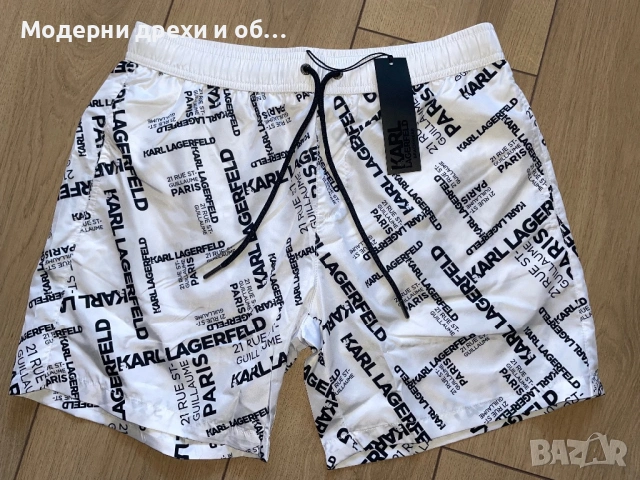 Мъжки бански Karl Lagerfeld M,L, снимка 2 - Бански - 54571482