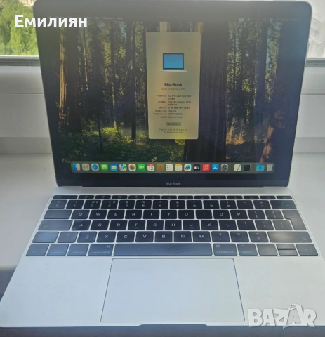 Macbook 12 Retina 512GB, Много добър външен вид, Mac OS Sequoia, Windows 11