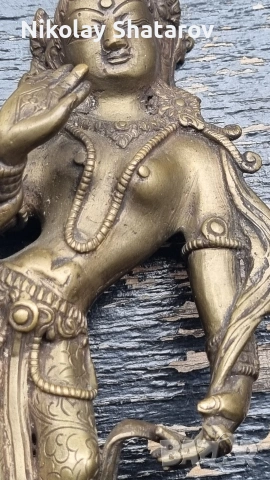 бронзова скулптура , снимка 3 - Антикварни и старинни предмети - 54328889