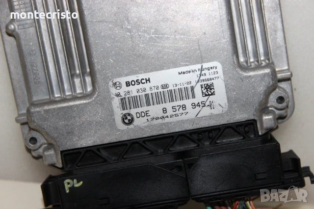 Моторен компютър BMW F20 (2011-2015г.) 0281030870 / 0 281 030 870 / 8578945 / 8 578 945, снимка 2 - Части - 54674180