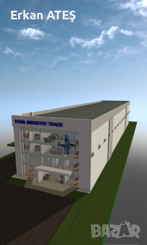 Парцел 5760 м2 с проект за офис сграда и складове – Пловдив, Южна промишлена зона, снимка 5 - Парцели - 54203073