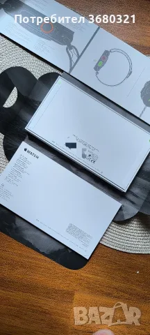 Продавам ЧИСТО НОВ, НЕОТВАРЯН смарт часовник Apple Watch 3 (Black Titanium) 49mm Ti Black Ocean, снимка 3 - Смарт часовници - 55355064
