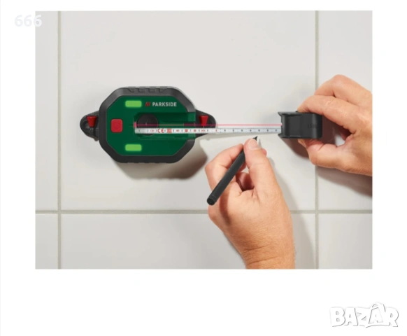 PARKSIDE® Лазерен нивелир с ролетка, снимка 6 - Други инструменти - 54009230