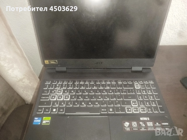 Продавам лаптоп acer, снимка 4 - Лаптопи за игри - 54669933