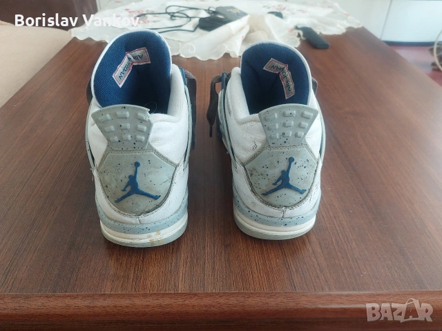 Air Jordan 4 Navy blue , снимка 4 - Ежедневни обувки - 55248726