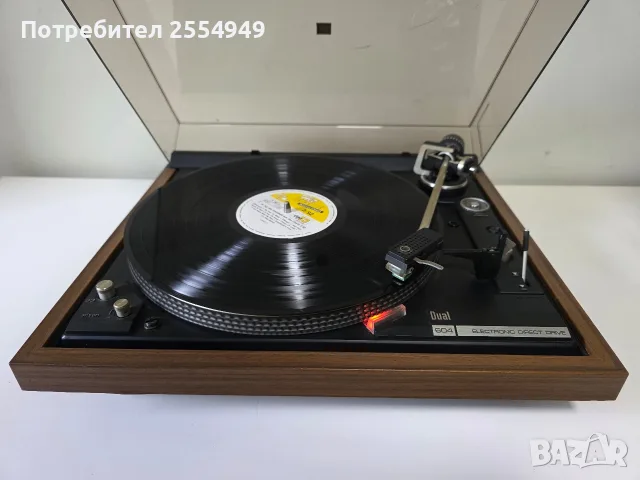 Легендарен грамофон Dual CS 604 – Direct Drive с доза DMS 240 E / Произведен в Германия, снимка 6 - Грамофони - 55350642