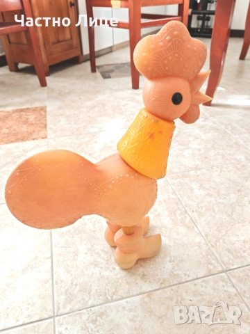 Голяма Рядка Руска Соц СССР Гумена Играчка Петел 1960те, снимка 5 - Колекции - 54098988