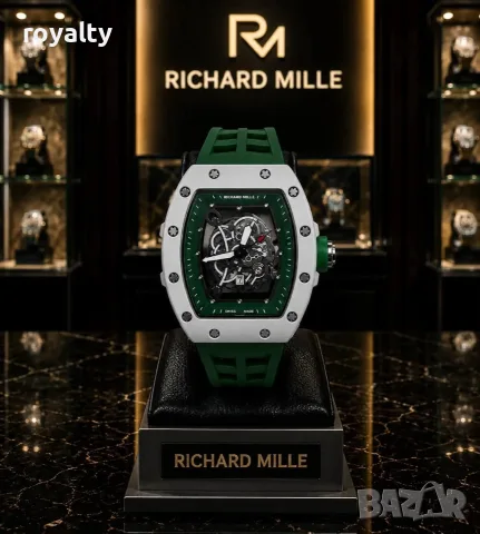 Richard Mille Мъжки Часовник Кварцов Механизъм Различни Цветове , снимка 2 - Мъжки - 55315971
