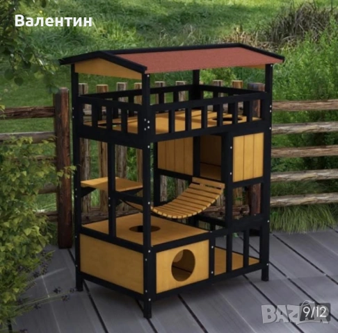 Котешка катерушка / външна къщичка, снимка 8 - За котки - 54464136