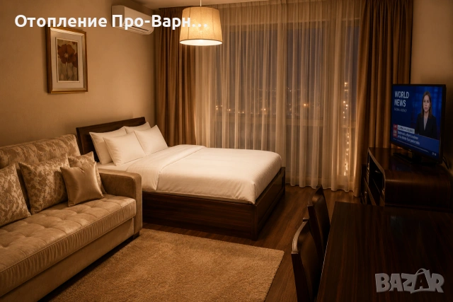 Апартамент ЛУКС ★★★★ Golden Line – Златни пясъци | 100 м от плажа | Басейн | СПА | До 4 гости, снимка 9 - Апартаменти - 55215816