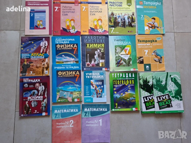 Учебни тетрадки и помагала за 5, 6, 7, 8 и 9 клас, снимка 2 - Учебници, учебни тетрадки - 55192557