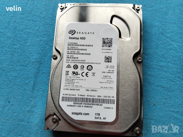 1 TB HARD DISK за настолен компютър - перфектен , снимка 9 - Работни компютри - 54013630