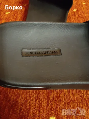 Dolce & Gabbana-оригинални мъжки чехли №42, снимка 12 - Мъжки чехли - 55465370